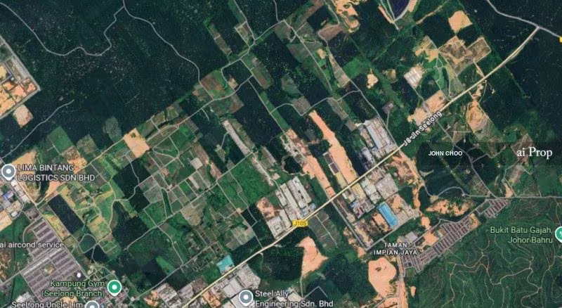 Seelong Jaya Industrial Land For Sale In Senai - 3 Acres #466 - Slide Photo 1