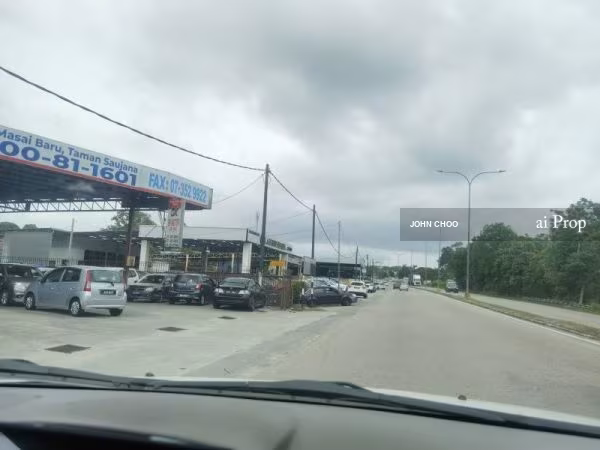 Johor Jaya Converted Commercial Land – 1 Acre site view
