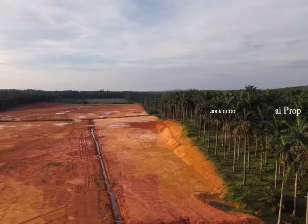 Desa Idaman Industrial-Zoned Land – 7 Acres site view